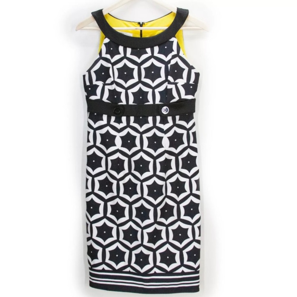 London Times Sleeveless Sheath Dress | Size 6
